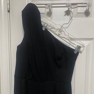 Shoshanna Black One-Shoulder Jumpsuit | 6